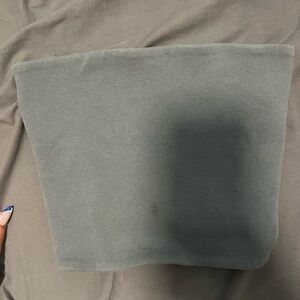 Zara Ribbed Grey Tube Top